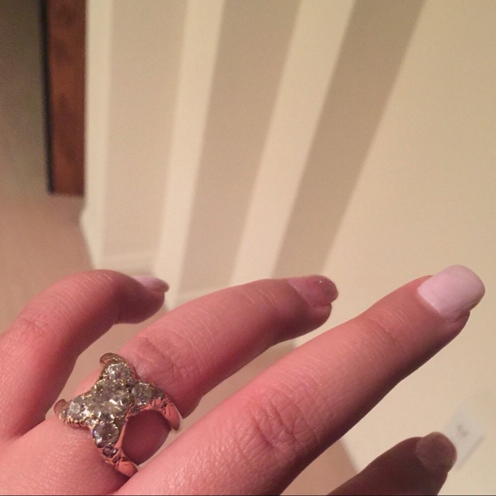 14K Diamond Ring